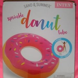 Intex pinksprinkle donut tube for teen girl/ women